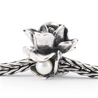 Charm Trollbeads Donna Fiori di nascita in Argento Perla TAGBE-00032 - TAGBE-00032